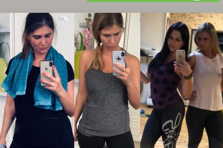 Ich habe 15 Kilo abgenommen Kollage