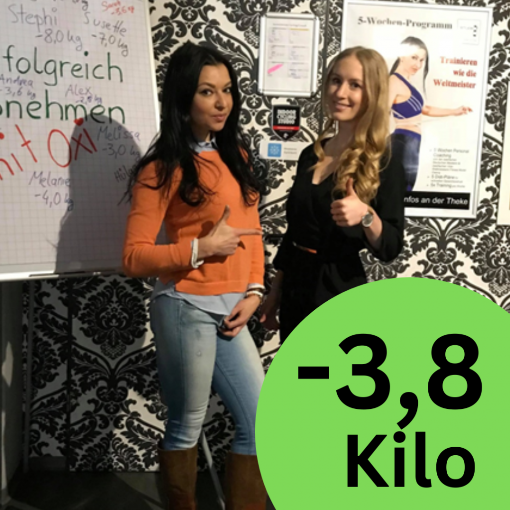 Online Abnehmprogramm, Melissa hat fast 4 Kilo Gewicht verloren im Abnehmprogramm