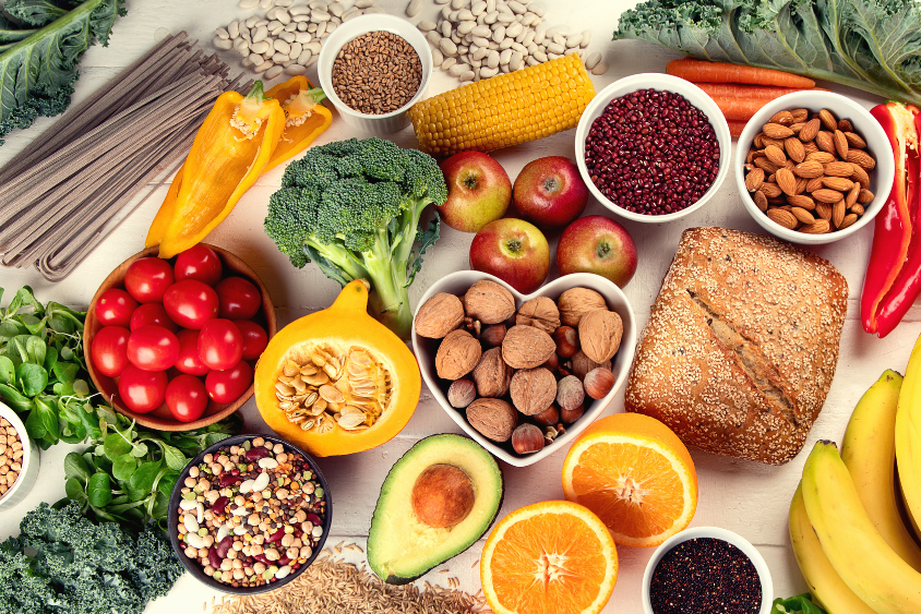 Kushi-Diät erlaubt Vollwertkost wie auf dem Bild dargestellt