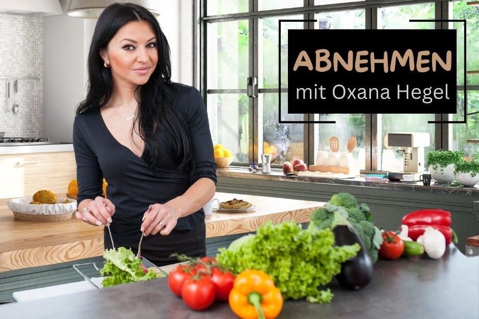 Abnehmprogramm kostenlos für Studio21 Mitglieder dargestellt von Oxana Hegel in Küche